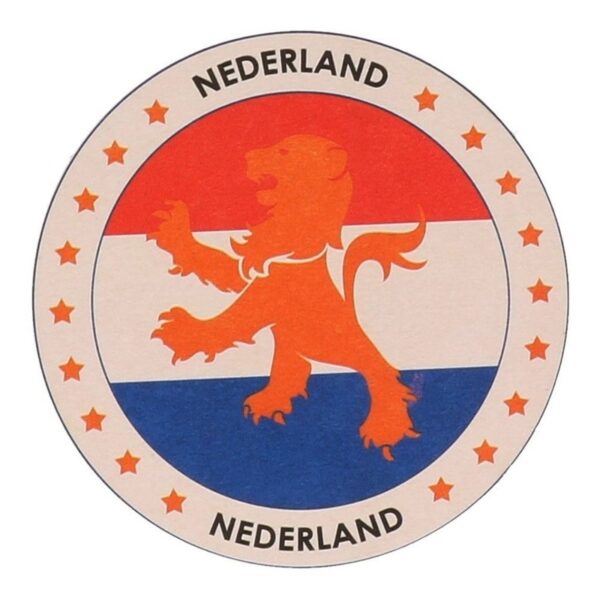 Bierviltjes Holland - 50x stuks - oranje leeuw - Nederlandse vlag