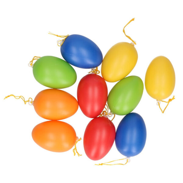 Cepewa Decoratie Paaseieren - 20x st - Gekleurd - 6,5 cm - plastic -