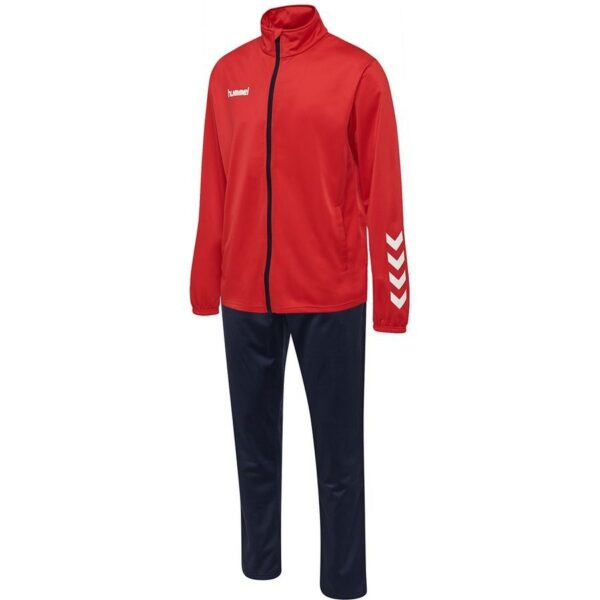 Hummel Promo Trainingspak - Rood/navy, maat Small