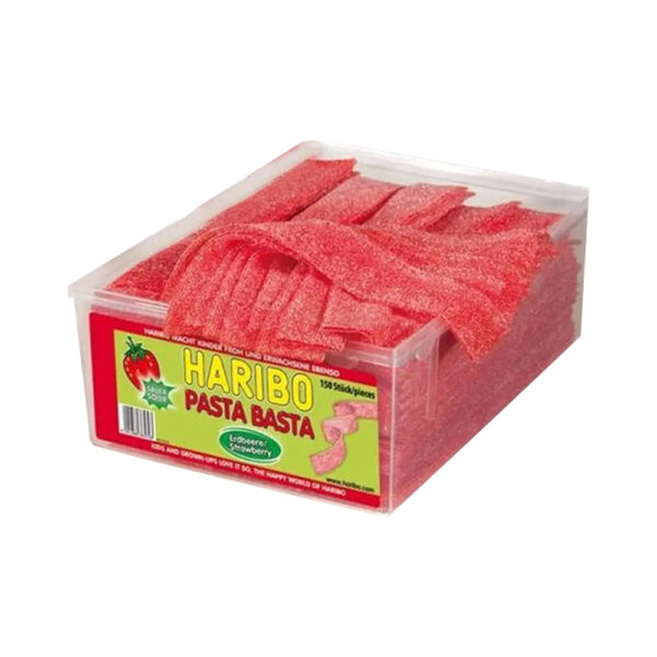 Haribo Pasta Basta Aardbei - 150 stuks - 1125g