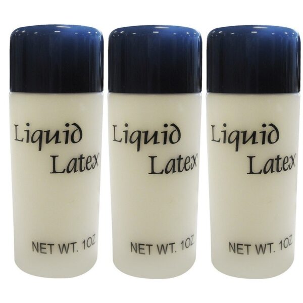 3x Feestartikelen FX nephuid vloeibare latex 28 ml schmink/make-up