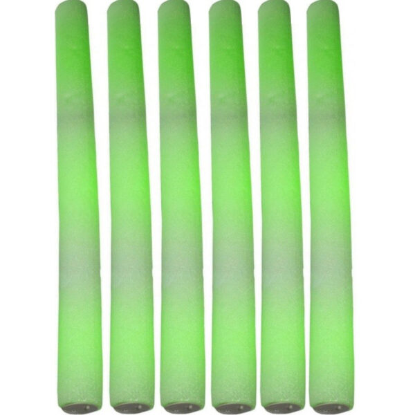 6x Party lichtstaaf groen