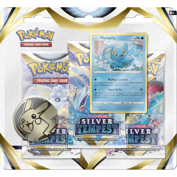 Pokemon TCG: Sword & Shield Silver Tempest 3-boosterblister Verzamelkaarten