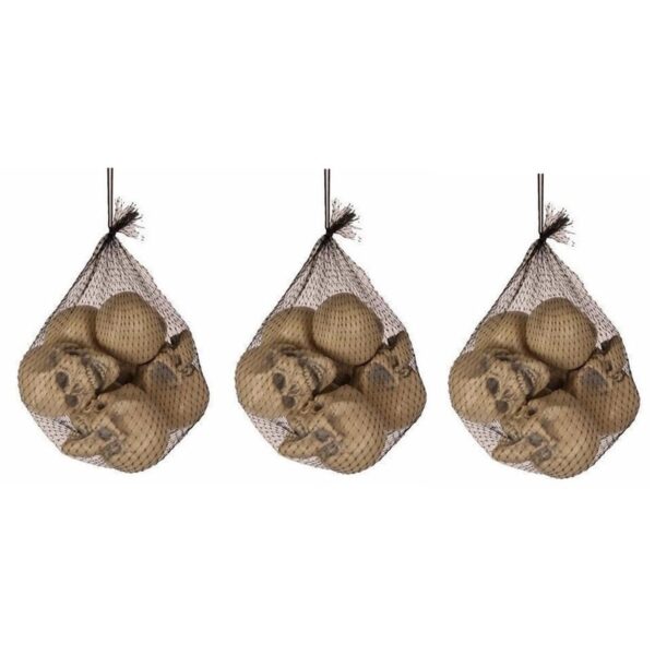 Horror thema decoratie schedels/doodskoppen - 18x - 8 cm - Halloween