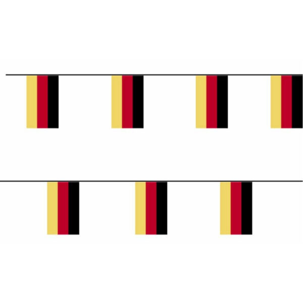 2x Papieren vlaggenlijnen Duitsland