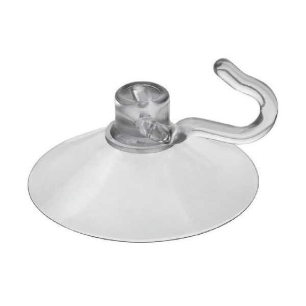 Zuignap met haak van 5 cm - 10x - Feestartikelen en bordjes ophangen