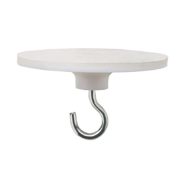 Zelfklevende plafondhaak - 5x - metaal - 3,9 cm - plafondhaken