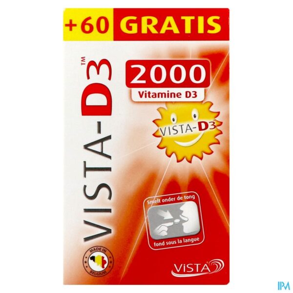 Vista D3 2000 Promo Smelttabl 120 + 60 Gratis