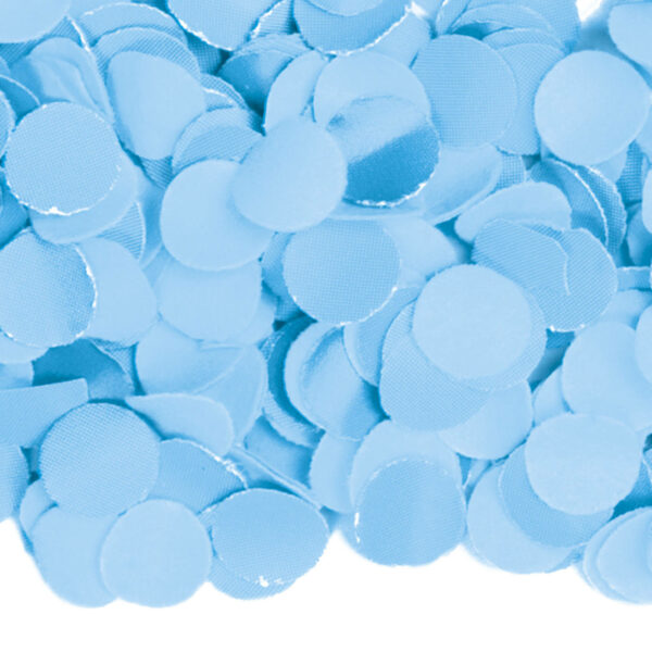 Luxe papieren confetti snippers - 2x - licht blauw - zak 1 kilo - Feestconfetti - Feestartikelen