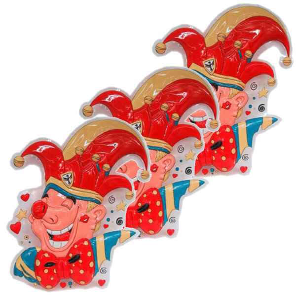 3x Prins Carnaval wand decoratie