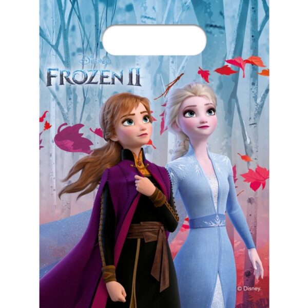 Feestzakjes Disney Frozen 2 - 12x stuks - uitdeelzakjes - traktatie -