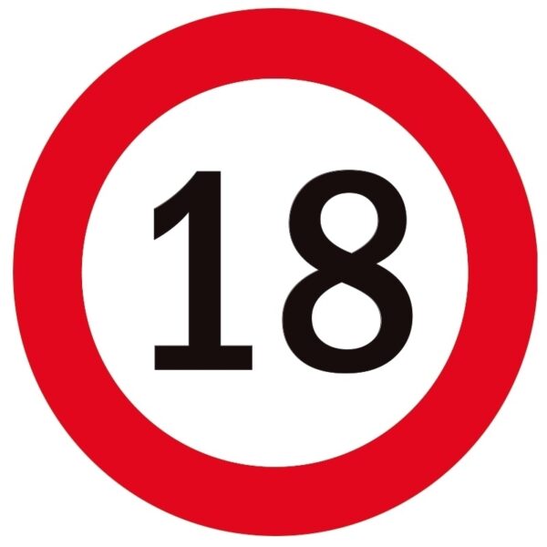 18 jaar onderzetters/bierviltjes - 100x stuks - Sweet 18 - verjaardag - feestartikelen