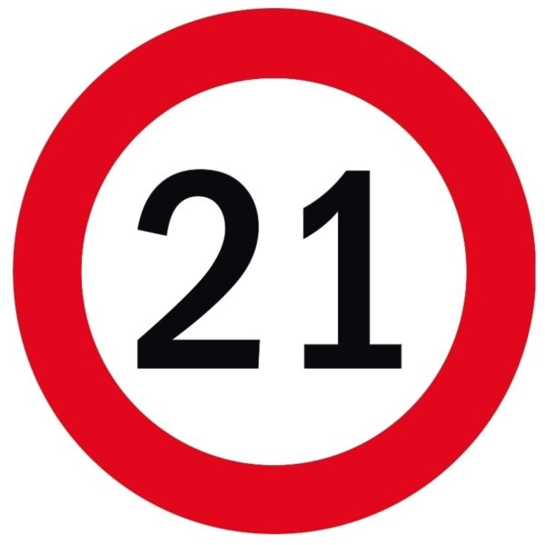 21 geworden bierviltjes