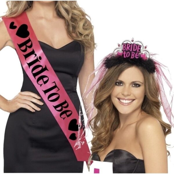 Roze sjerp Bride to Be -