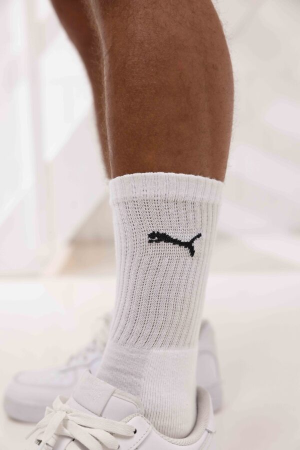 Puma Crew Sokken Promo 3+1 Gratis Wit - Maat 43/46 - Kleur: Wit | Soccerfanshop