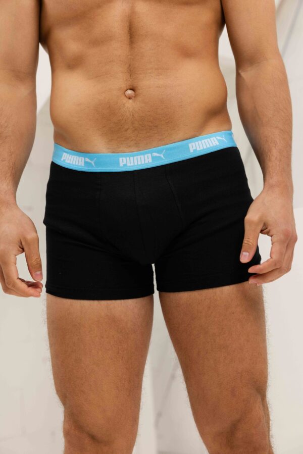 Puma Promo Boxershort Heren 12-Pack Zwart/Oranje/Blauw/Geel - Maat S - Kleur: ZwartGeelBlauwOranje | Soccerfanshop