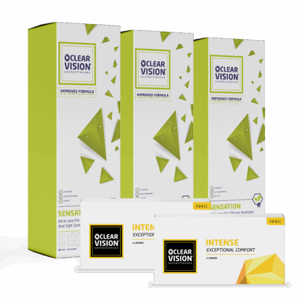 ClearVision Intense Toric Promo Pack - Contactlenzen > Torisch | 123Optic.com