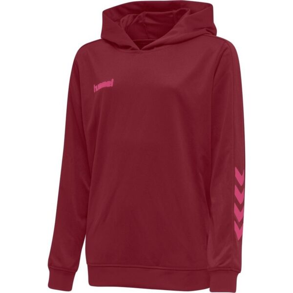 Hummel Promo Poly Hoodie - Rood, maat Medium