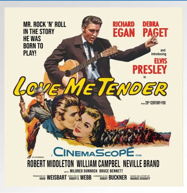 Elvis Presley - Love Me Tender (Flaming Star Exclusief) Zwart 2-LP and CD