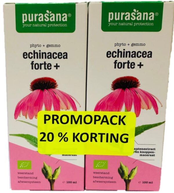 Purasana Echinacea forte+ promo pack bio